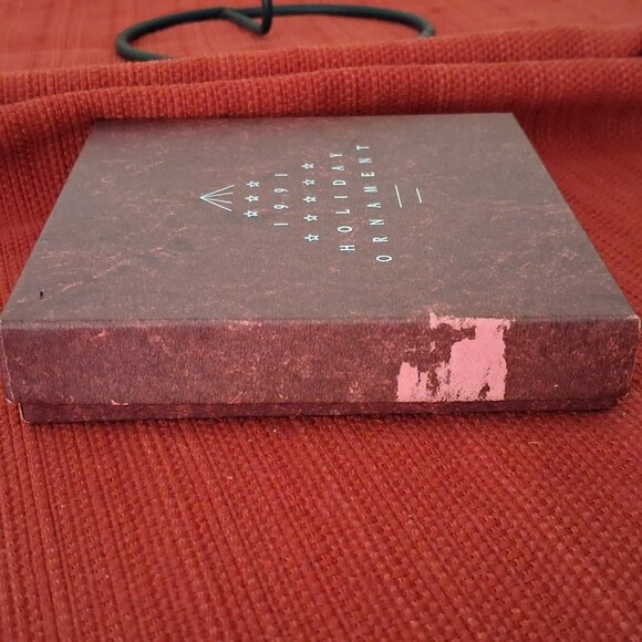 Swarovski 1991 Christmas Ornament 1st Year Release North America Version COA EUC - Picture 15 of 16